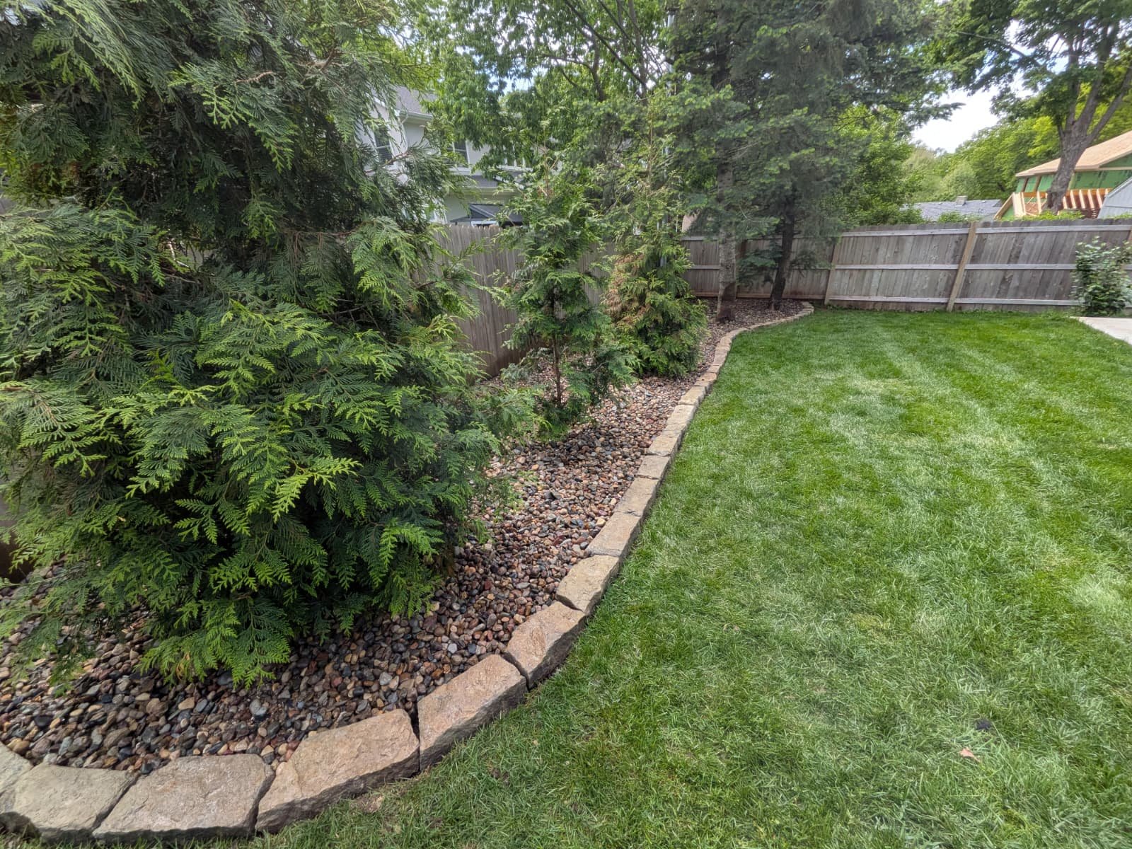 Modern rock garden with succulents